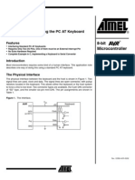 Atmel keypad