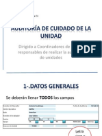 Auditoría de Cuidado de La Unidad