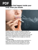 25 Things That Happen Inside Your Body When You Smoke