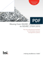 BSI ISO IEC 27001 Transition Guide