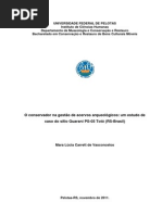 TCC_Conservação Arqueológica