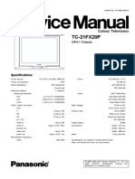 Panasonic TC-21FX20,21 Service Manual