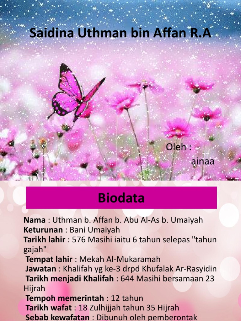 Saidina Uthman Bin Affan R  PDF