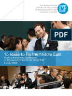 15 Ideas to Fix the Middle East