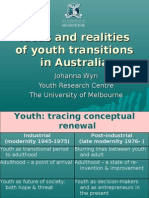 Ideas and Realities of Youth Transitions in Australia