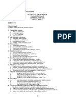 2006 Biologie Etapa Judeteana Subiecte Clasa a XI-A 1 