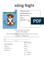 T-Shirt Order Form Reading is Rufftastic