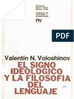 El Signo Ideologico y La Filosofia Del Lenguaje_Voloshinov