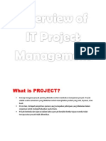 Overview of IT Project Management