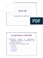 Programmare A MATLAB - partII