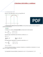 Calculo 1 - Teoremas de Funciones Derivables y Continuas