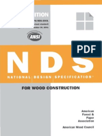 ANSI - AF&PA NDS-2001 - National Design Specification For Wood Construction