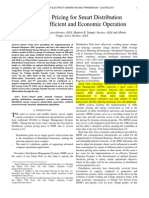 Dynamic Pricing For Smart Distribution Networks Efficient and Economic Operation