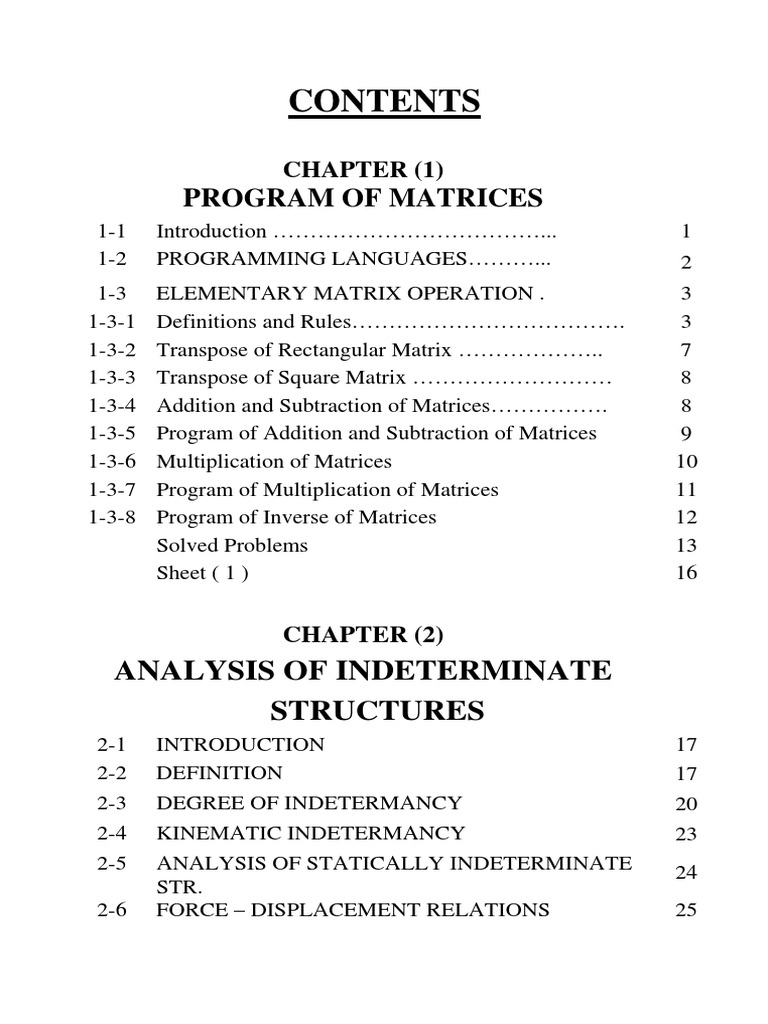 Structural Analysis | PDF