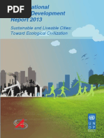 UNDP-China National Human Development Report 2013 #