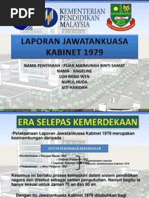 Laporan Jawatankuasa Kabinet 1979 Wikipedia