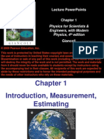 Lecture_Ch01 Introduction, Measurement, Estimating