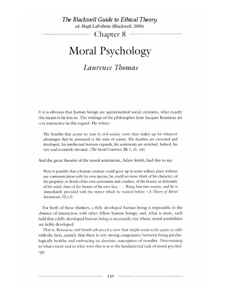 The Blackwell Guide to Ethical Theory | PDF