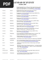 Download October 2009 Calendar of Events by satcom SN20800382 doc pdf