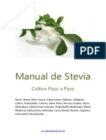 Cultivo Stevia Rebaudiana Bertoni