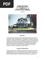 Springside House Historic Paint Analysis