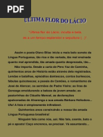 A Ultima Flor Do Lacio