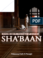 Celebrating Middle of Shaban