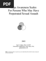 Download Rape Awareness Scales for Men  by Jane Gilgun SN20802036 doc pdf