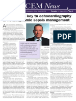 Hemodynamic Resuscitation in Sepsis Continuity is Key to Echocardiography in Hemodynamic Sepsis Management (ISICEM NEWS - The Official Daily Newsletter of the 33rd ISICEM Thursday 21 March 2013 Day 3)