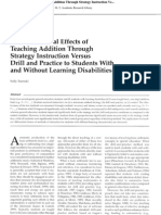 2003 the Differential Effect of Teaching Addition