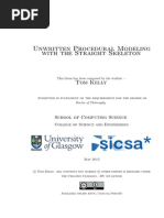 Unwritten Procedural Modeling With The Straight Skeleton