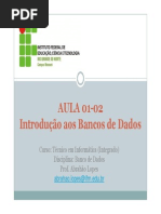 01 Introducao Aos Bancos de Dados