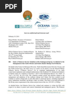 Environmental Groups' Notice of Intent to Sue