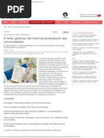O falso glamour da internacionalização das universidades - Ensino Superior U