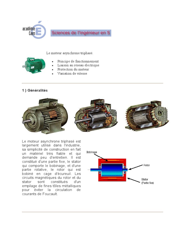 Moteur Asynchrone | PDF