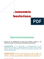 Taxonomía Bacteriana