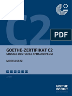 Goethe Institut C2 Modellsatz
