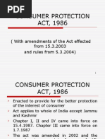 Consumer Protection Act, 1986