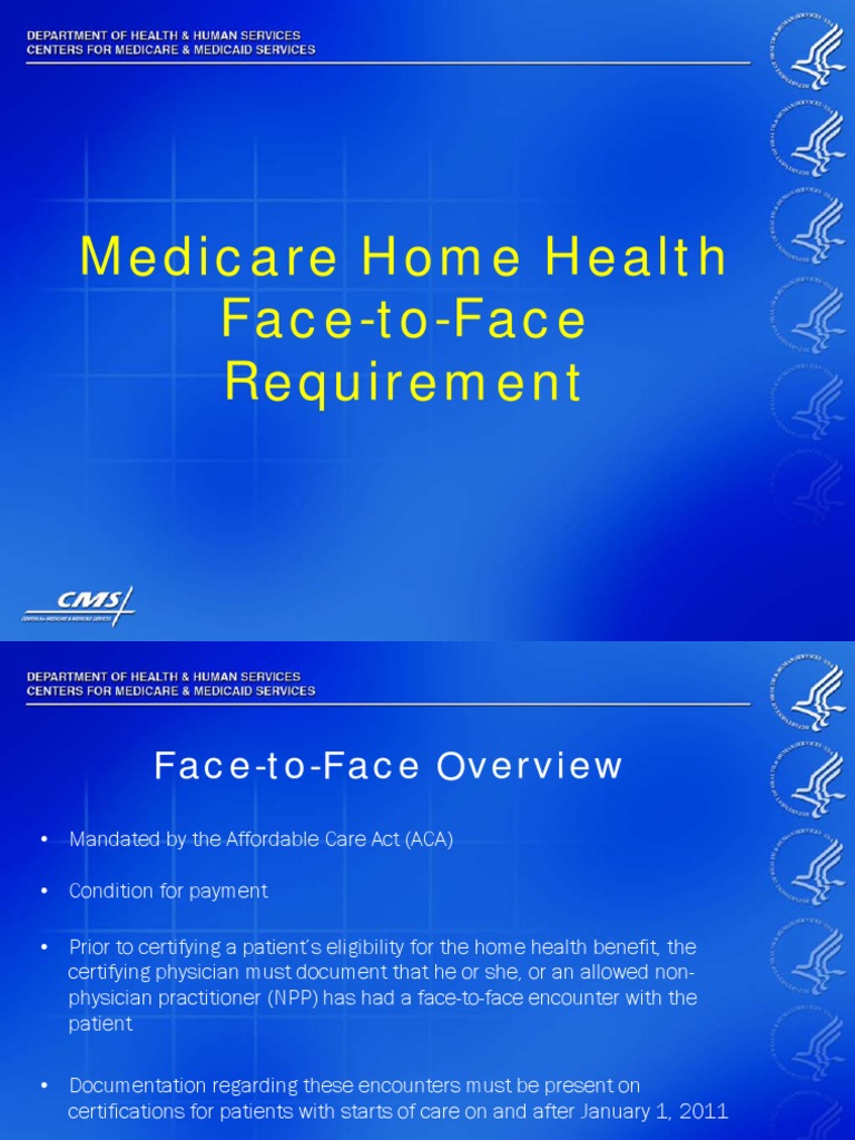 HOME HEALTH FACE TO FACE REQUIREMENTS 2025 visual data 2