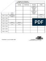 Yr 03 Sem 01 Timetable