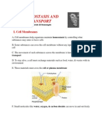 Homeostasis and Transport