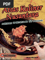 0021 Atlas Kuliner Nusantara - Makanan Spektakuler 33 Provinsi Oleh Rizal Khadafi KBO