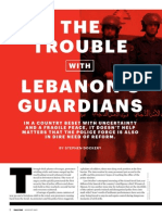 The Trouble With Lebanon's Guardians