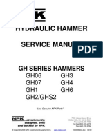 Hydraulic Hammer Service Manual: GH Series Hammers