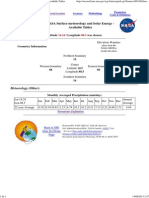 NASA Surface Meteorology and Solar Energy - Available Tables 2