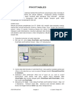 PivotTable analisis data penjualan