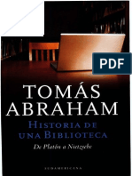 Historia de Una Biblioteca - Tomas Abraham PDF