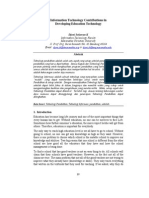 Information Technology Contributions PDF