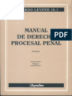 Manual de Derecho Procesal Penal - Tomo I - Ricardo Levenne