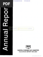 Savita Oil (AR 2004 03 31)